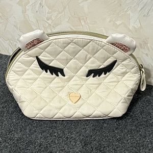 Betsey Johnson cat makeup bag